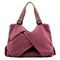 Multi Function School Ladies Canvas Handbags Standar Tinggi 50 X 12 X 30 Cm Ukuran