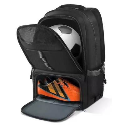 Tas ransel bola basket untuk anak laki-laki Gym olahraga Tas ransel sepak bola dengan kantong bola bolong