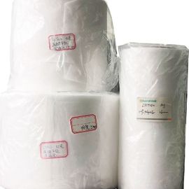 Spunlace Non Woven Polyester Fabric Untuk Bayi Lembut Tissue Lebar 140mm - 2100mm