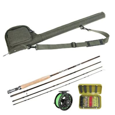 Portable Canvas Fishing Rod Storage Tubes Reel Organizer Bags Dengan Tali Bahu