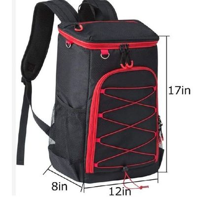 30 Kaleng Multifungsi Nylon Food Insulated Cooler Backpack