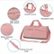 Tas Ransel Tahan Air Kustom Dengan Kompartemen Sepatu Gym Pink Dance Bag