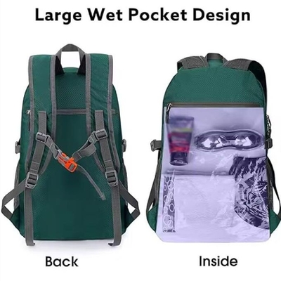 Tas ransel khusus untuk trekking di gunung Tas ransel untuk berkemah di luar ruangan Tas ransel perjalanan tahan air