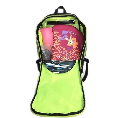 Olahraga Outdoor Waterproof Swimming Backpack Dengan Lapisan PVC Dan Wet &amp; Dry Compartments Untuk Berenang