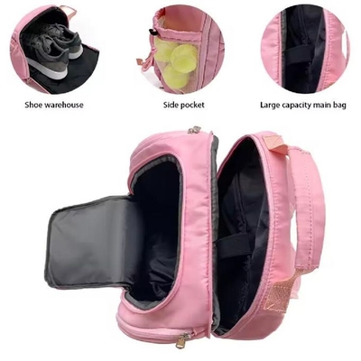Pickleball Tas Paddle Squash Dan Badminton Raket ransel Dengan Ruang Sepatu Terpisah