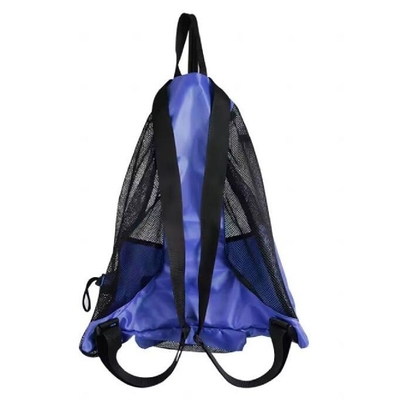 Gym Sports Drawstring Backpack Waterproof Mesh Polyester Beach Travel Bag