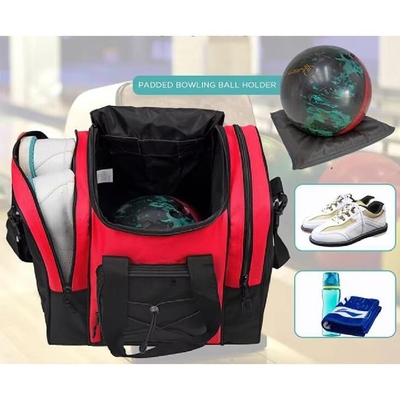 Tas Olahraga Bowling Besar Tahan Air Tugas Berat Tas Bola Bowling Dengan Ruang Sepatu