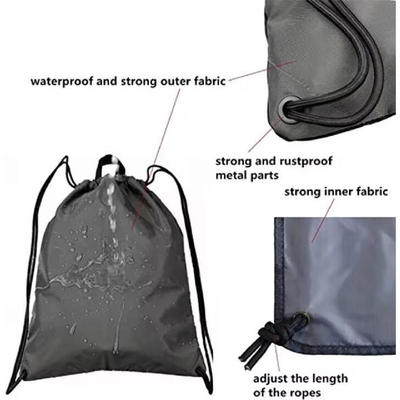 Custom Logo Olahraga Kapasitas Besar Fitness Gym Drawstring Tas