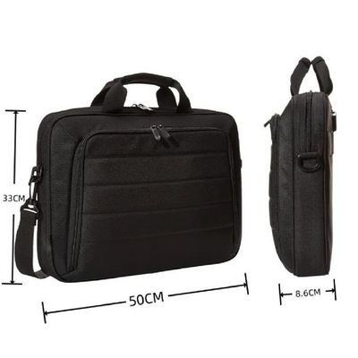 Waterproof Shockproof Nyaman Double Zipper Kantong Bisnis Tas Tote Laptop Tas