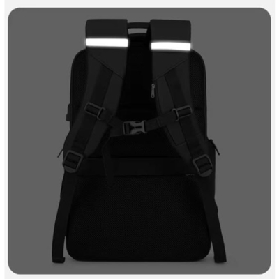 Fashion Bisnis Waterproof Laptop Bag Custom Multifungsi Outdoor Travel Backpack Dengan Usb