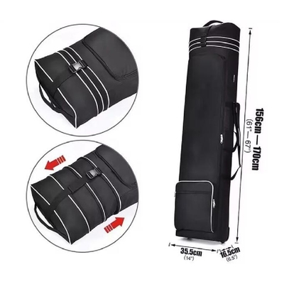 Waterproof Padded Snowboarding Travel Bag Tas Snowboard Lipat Dengan Roda