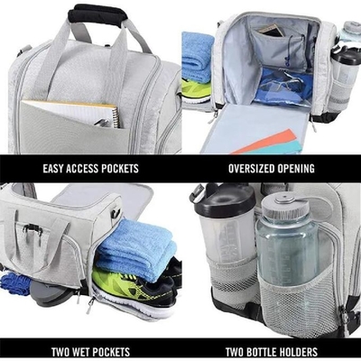 Travel Fitness Duffel Sport Bag Gym Tas Olahraga Dengan Kamar Sepatu