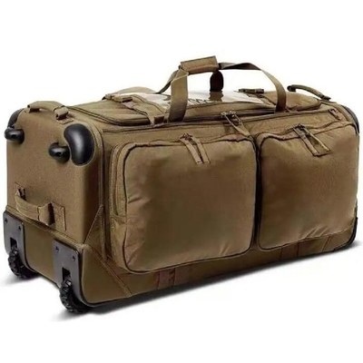 Bagasi Perjalanan Koper Kapasitas Besar Tas Duffle Polyester Dengan Roda