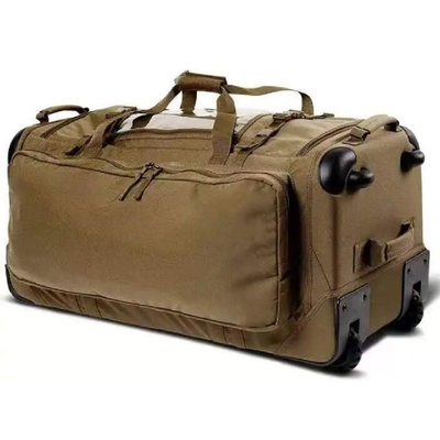 Bagasi Perjalanan Koper Kapasitas Besar Tas Duffle Polyester Dengan Roda