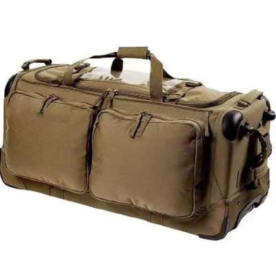 Bagasi Perjalanan Koper Kapasitas Besar Tas Duffle Polyester Dengan Roda