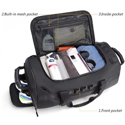 Wanita Pria Bagasi Perjalanan Waterproof Sports Gym Bags Overnight Weekend Bag
