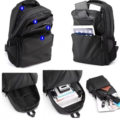 Tas ransel notebook tahan air komputer perjalanan bisnis pria laptop tas ransel