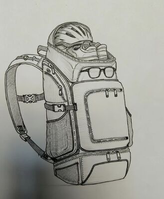 Tas Olahraga Luar Ruangan Berwarna Disesuaikan dengan Kain Bernafas dan 5 Kompartemen Luas untuk Hiking dan Camping