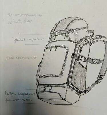 Tas Olahraga Outdoor Tas Olahraga Water-resistant Polyester Konstruksi Logo Disesuaikan Sempurna untuk Gym hiking dan perjalanan