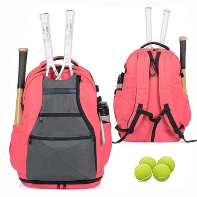 Wanita Dan Pria Tas Ransel Tenis Luar Ruangan Untuk 6 Raket Tenis